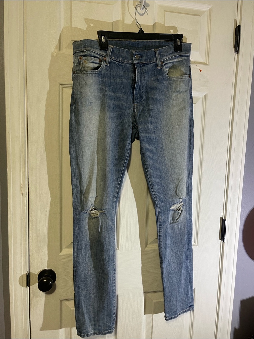 Polo by Ralph Lauren Men's Straight Jeans in Light Blue Denim